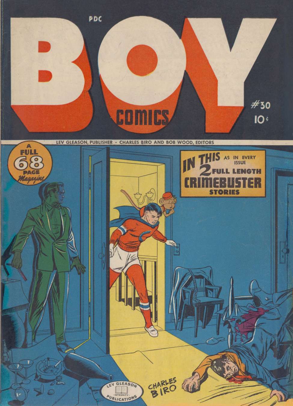 Comic Book Cover For Boy Comics 30 - Version 3