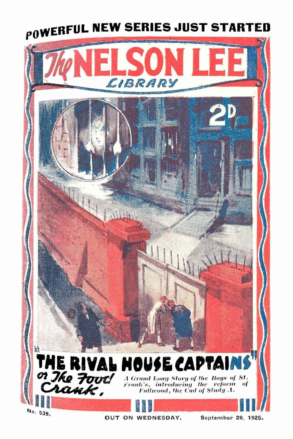 Book Cover For Nelson Lee Library s1 538 - The Rival House Captains
