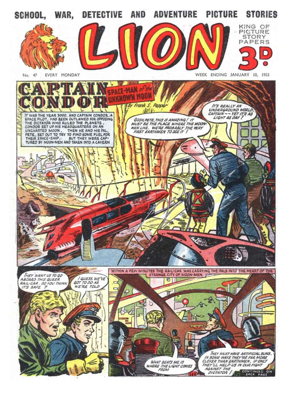 Comic Book Cover For Lion 47