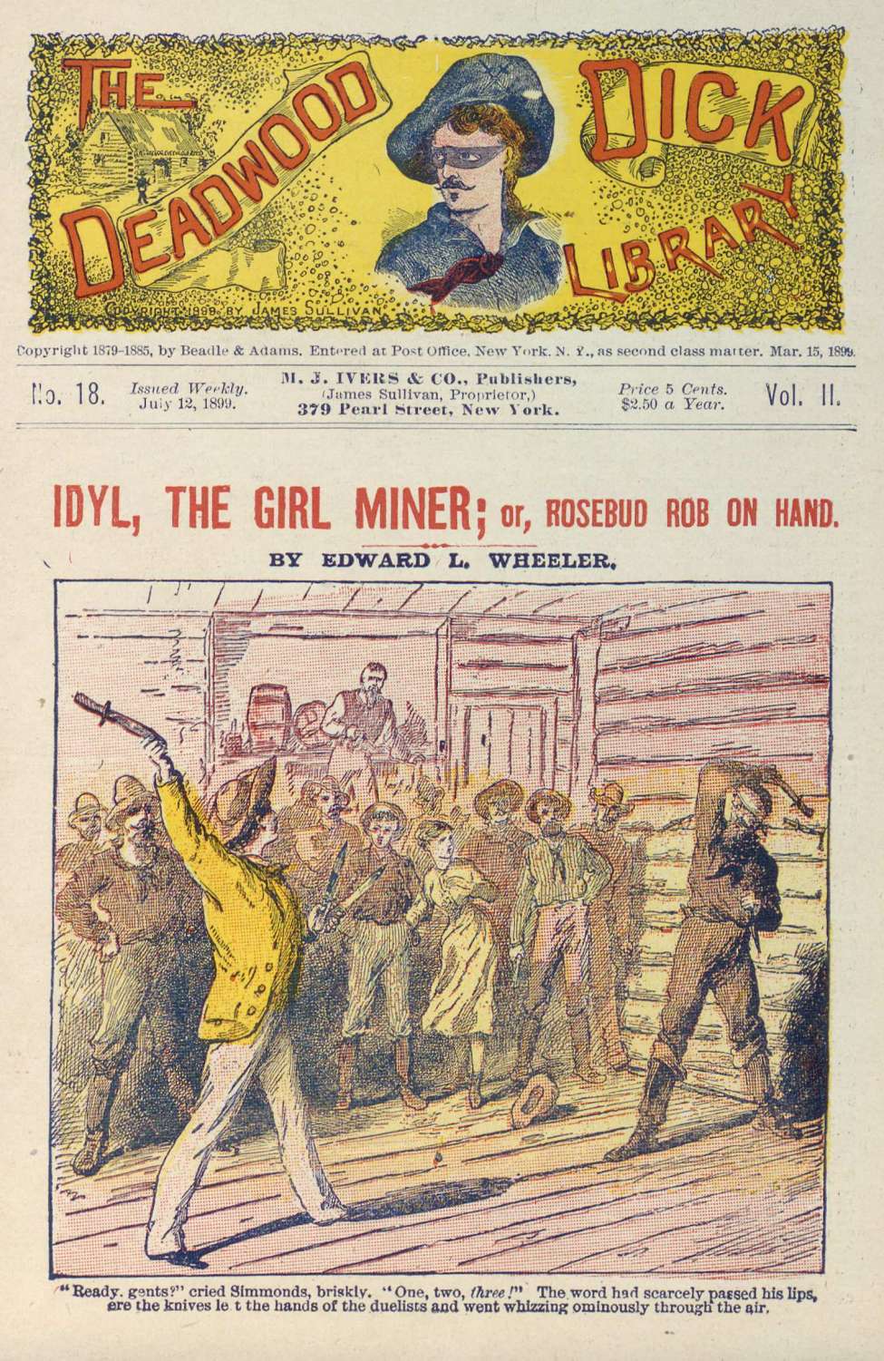 Book Cover For Deadwood Dick Library v2 18 - Idyl, the Girl Miner