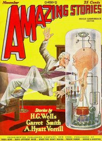 Large Thumbnail For Amazing Stories v2 8 - A Story of the Stone Age - H. G. Wells