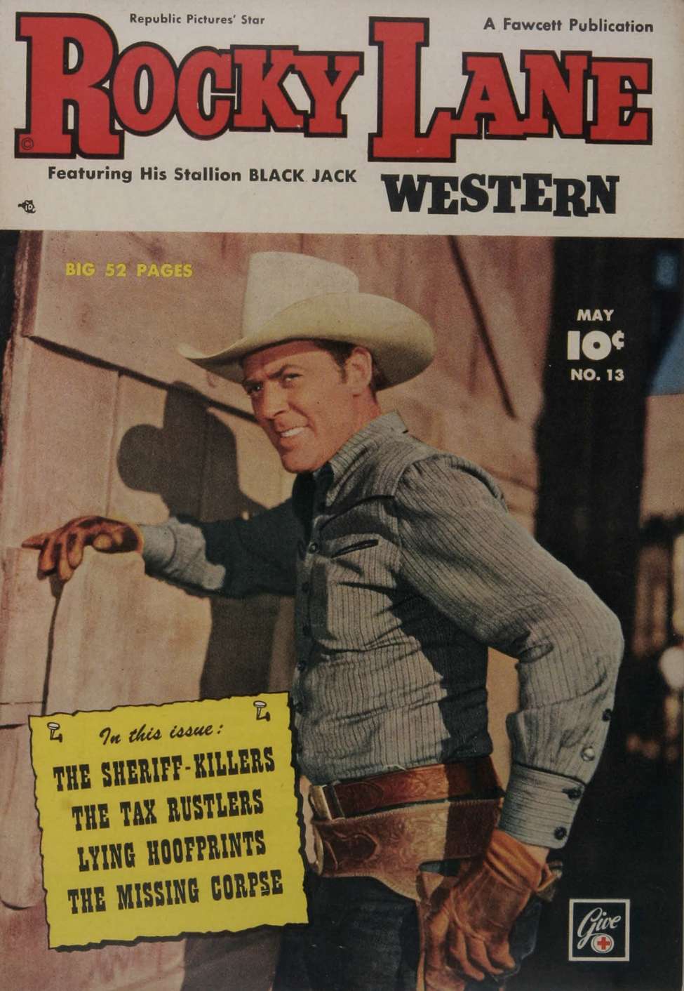 Book Cover For Rocky Lane Western 13