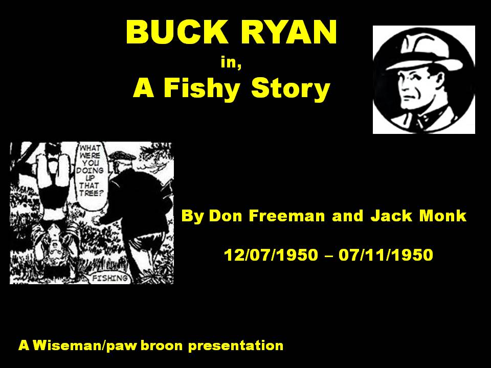 Comic Book Cover For Buck Ryan 41 - A Fishy Story