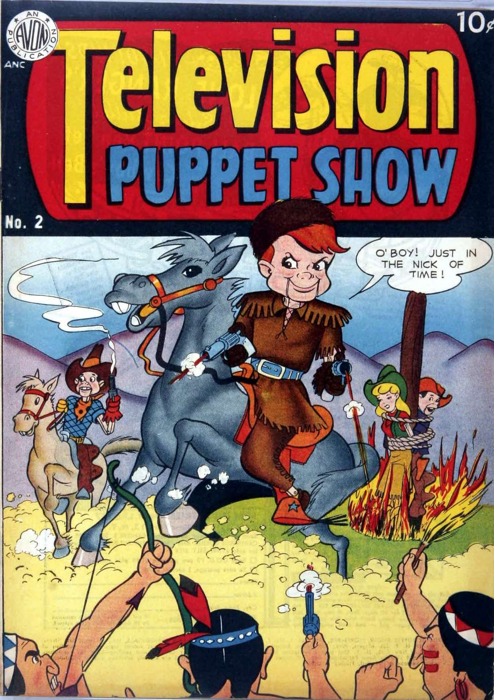 Comic Book Cover For Television Puppet Show 2