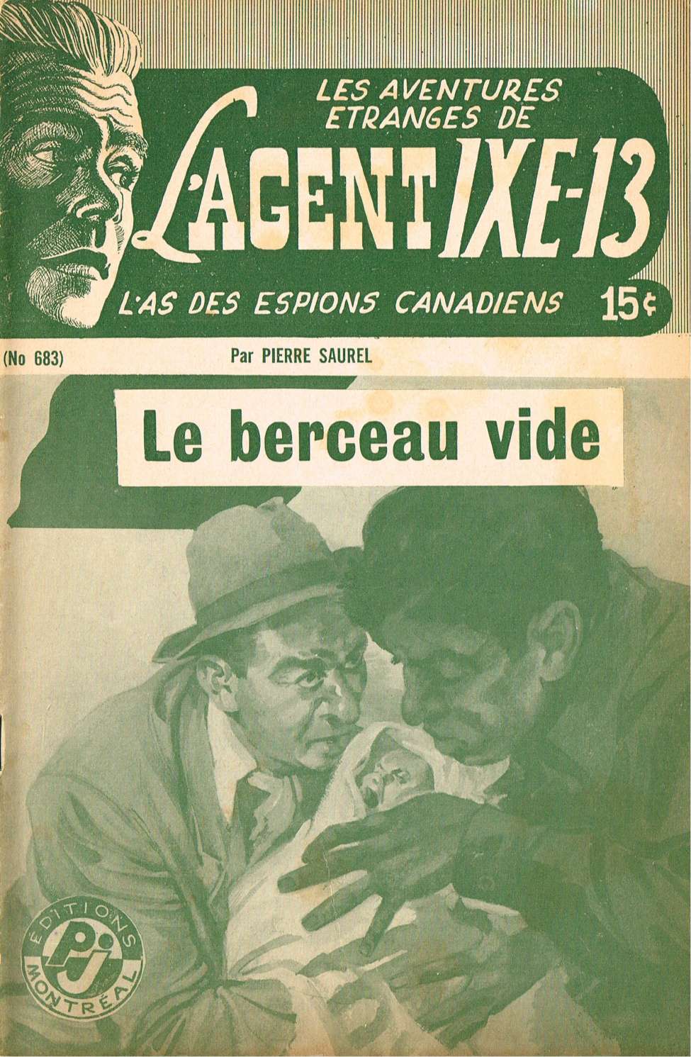 Book Cover For L'Agent IXE-13 v2 683 - Le berceau vide