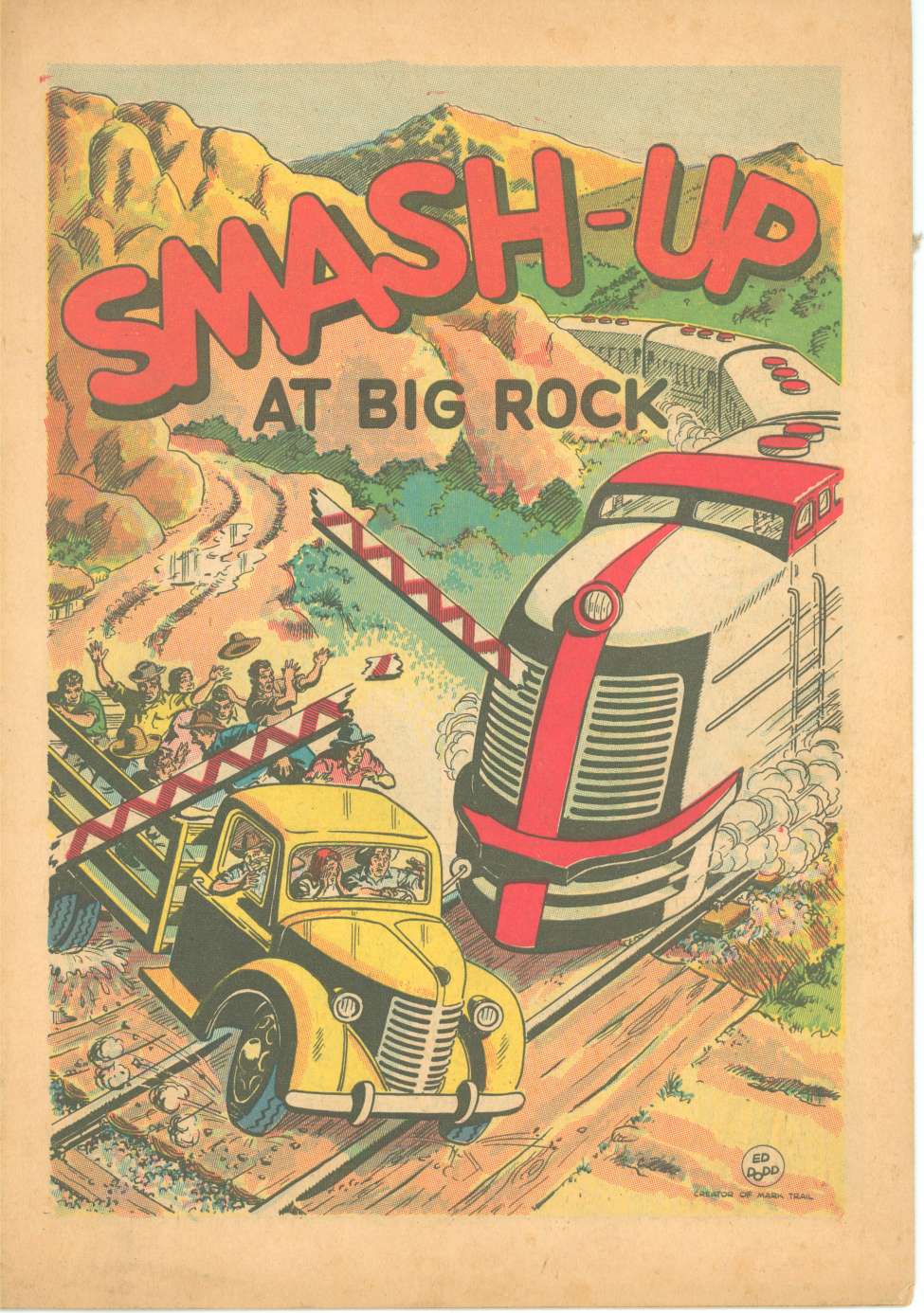 Comic Book Cover For Smash-up at Big Rock