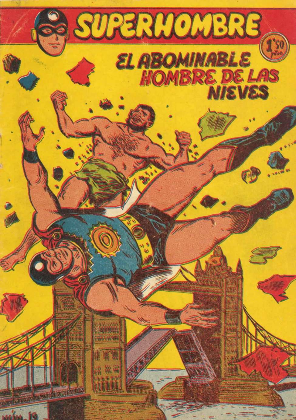 Book Cover For SuperHombre 19 El abominable Hombre de las Nieves
