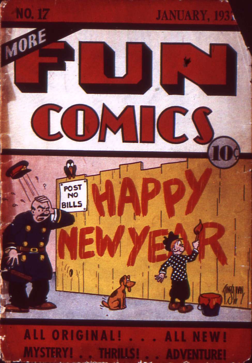 Book Cover For More Fun Comics 17