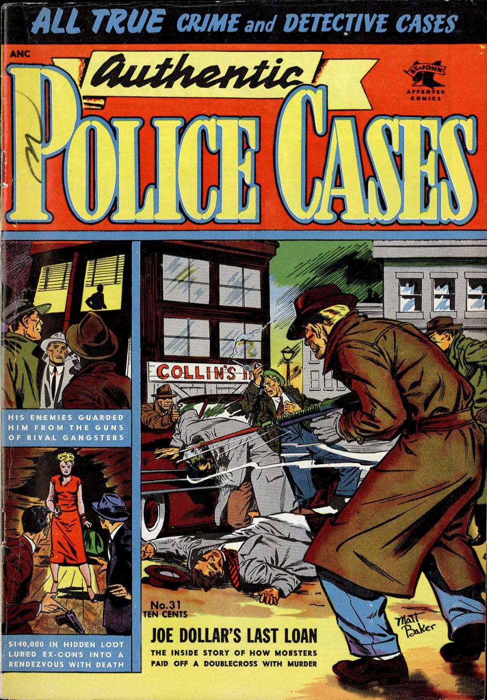 Book Cover For Authentic Police Cases 31