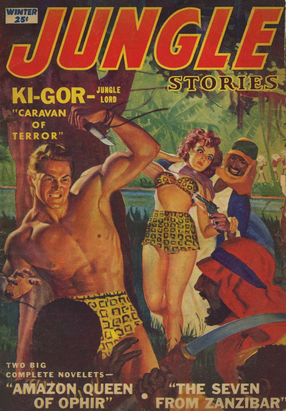 Comic Book Cover For Jungle Stories v5 7 - Caravan of Terror - John Peter Drummond