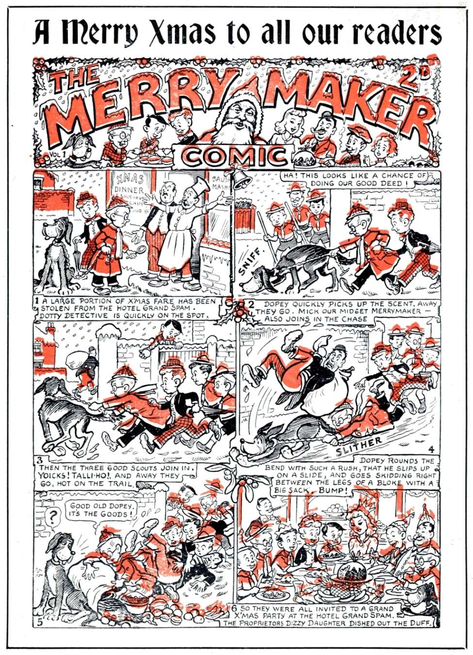 Book Cover For The Merry Maker Comic 9
