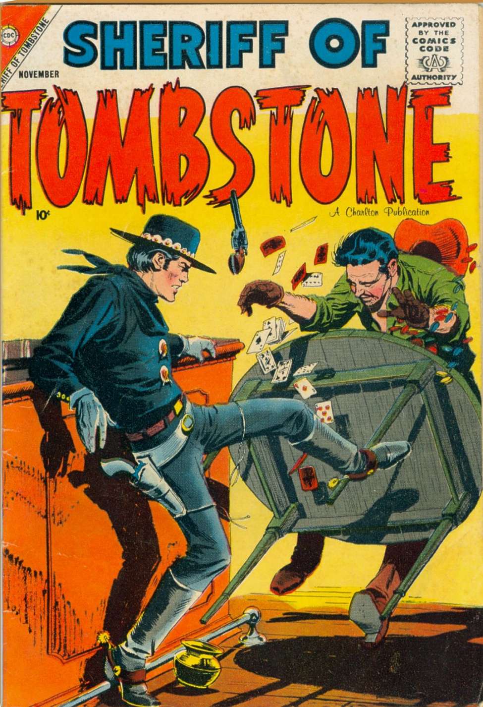 Comic Book Cover For Sheriff of Tombstone 1