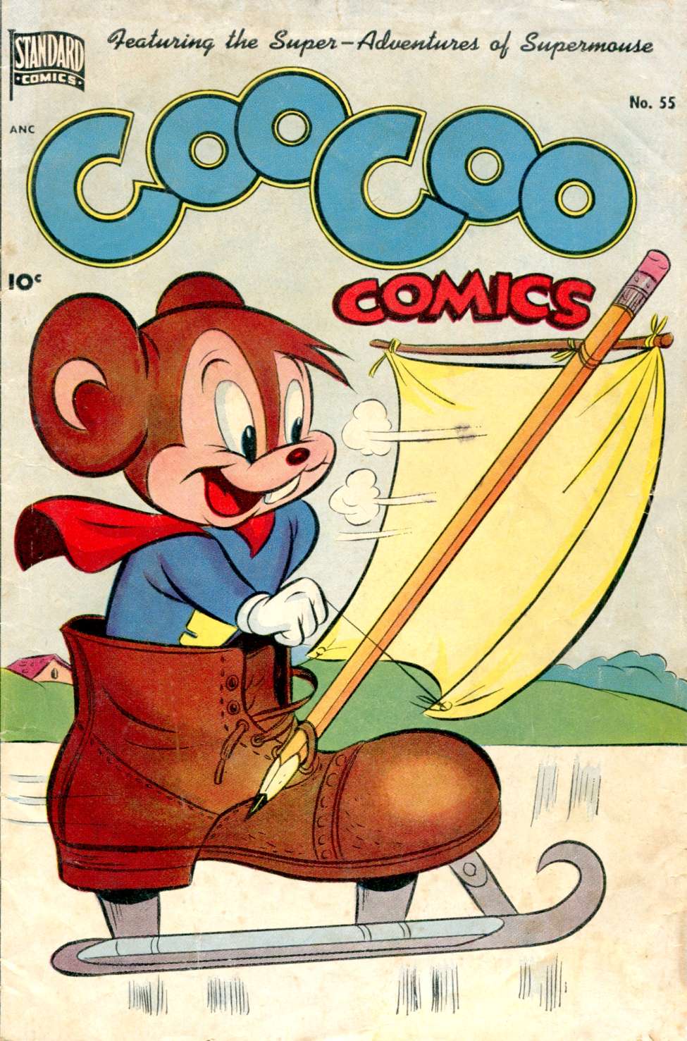 Comic Book Cover For Coo Coo Comics 55