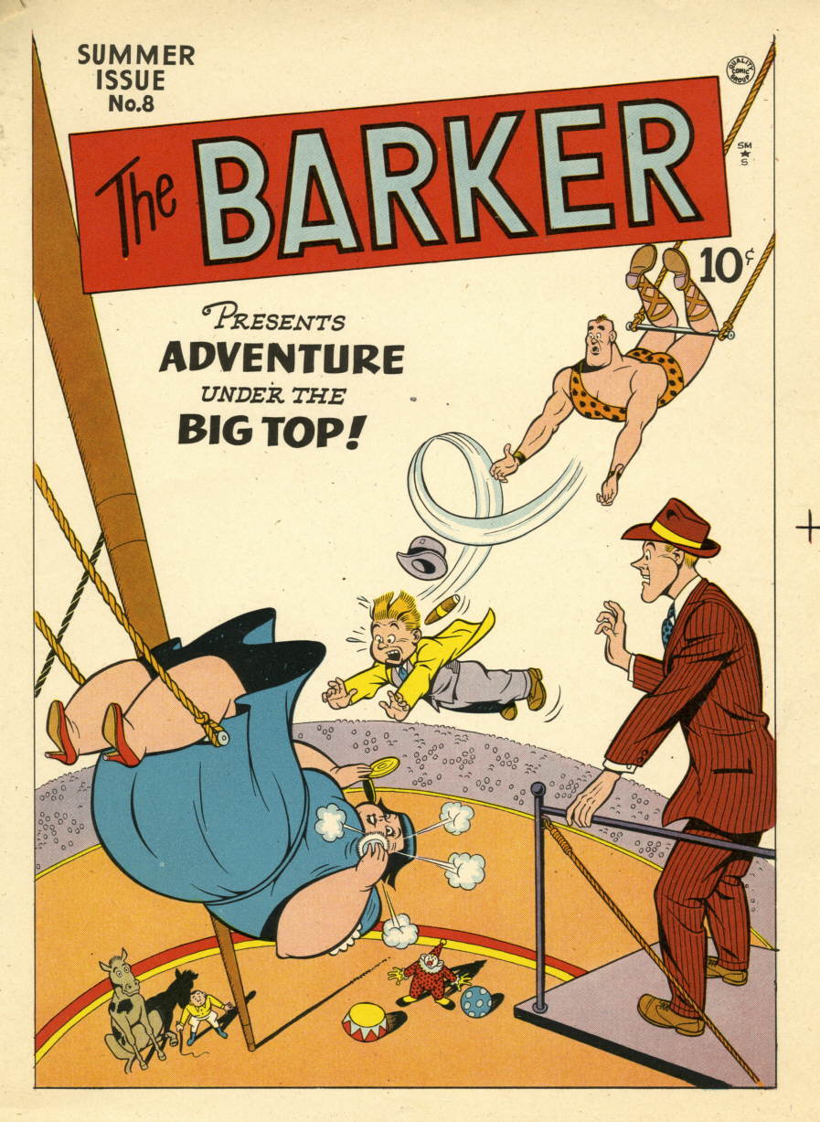 Comic Book Cover For The Barker 8 - Version 1