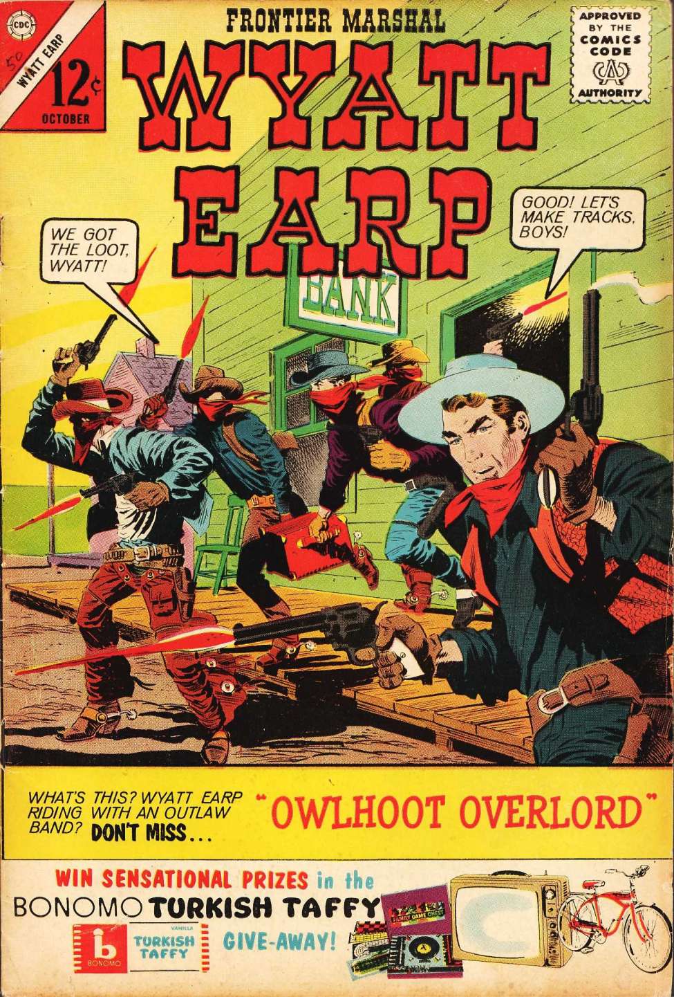 Comic Book Cover For Wyatt Earp Frontier Marshal 50