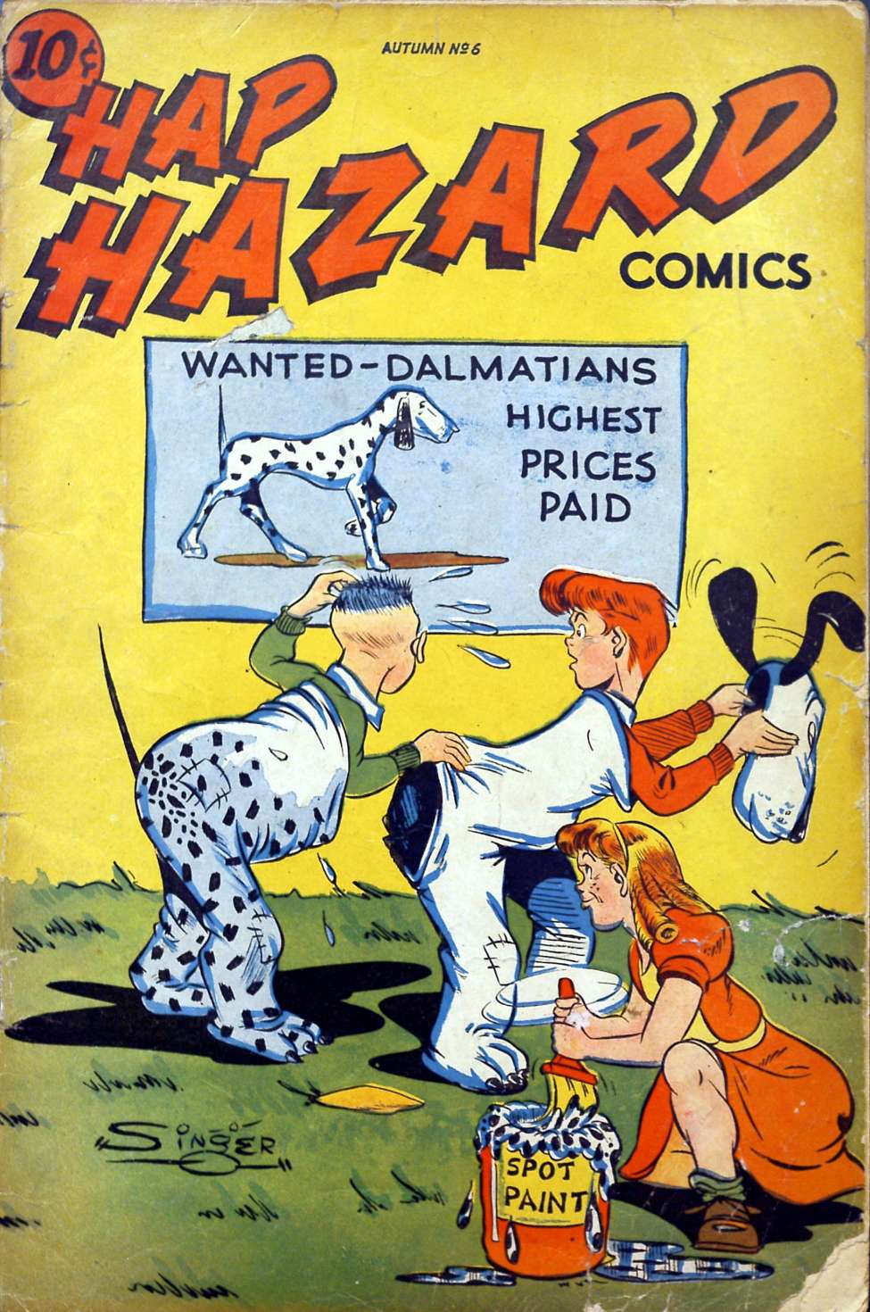 Book Cover For Hap Hazard Comics 6 (alt) - Version 2