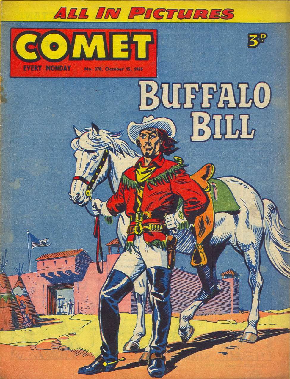 Comic Book Cover For The Comet 378