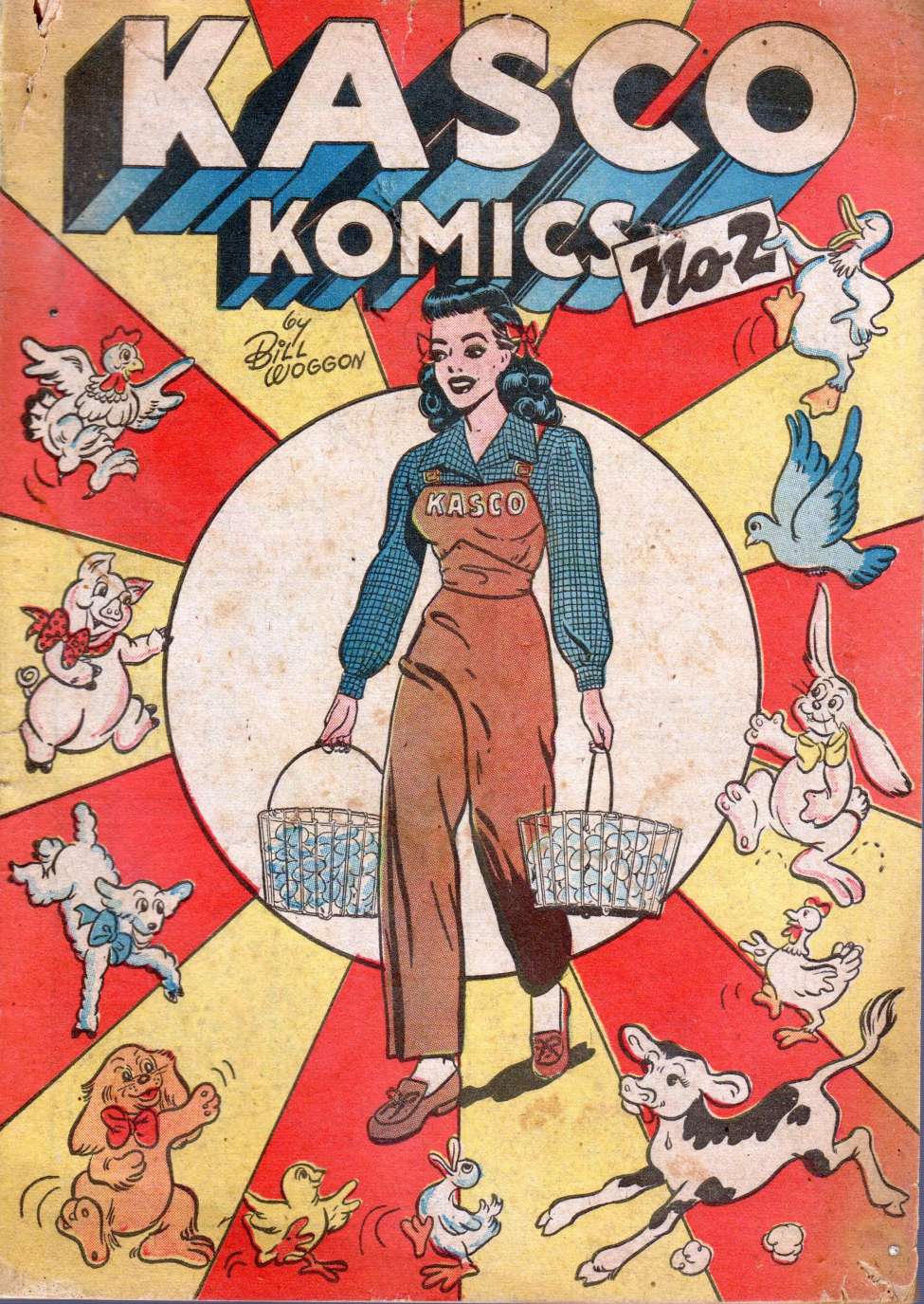 Comic Book Cover For Kasco Komics 2