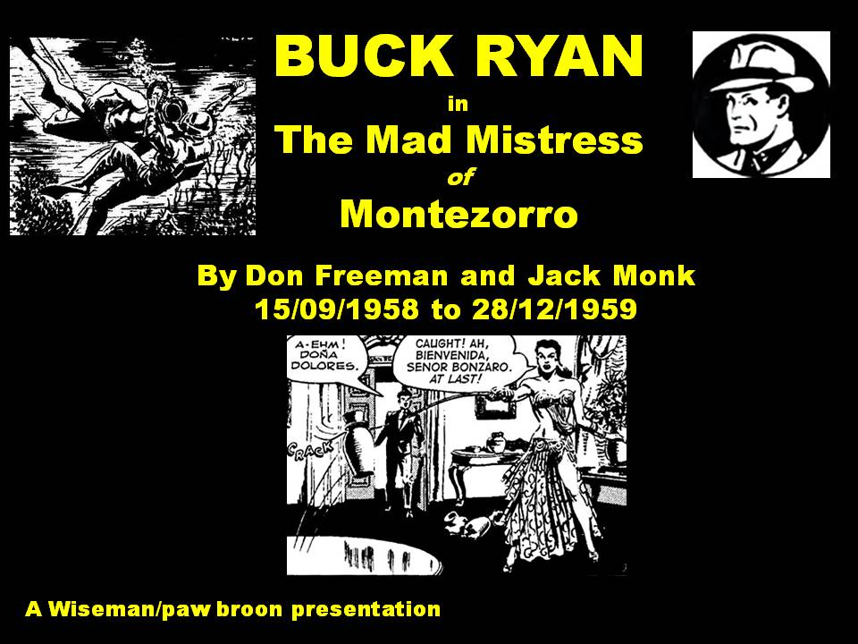 Book Cover For Buck Ryan 68 - The Mad Mistress of Montezorro