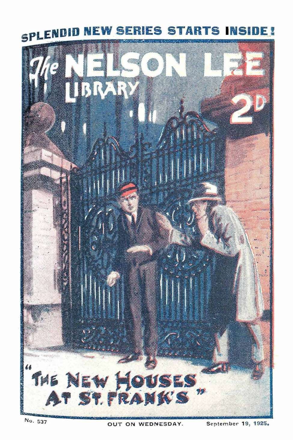 Book Cover For Nelson Lee Library s1 537 - The New Houses at St. Frank’s