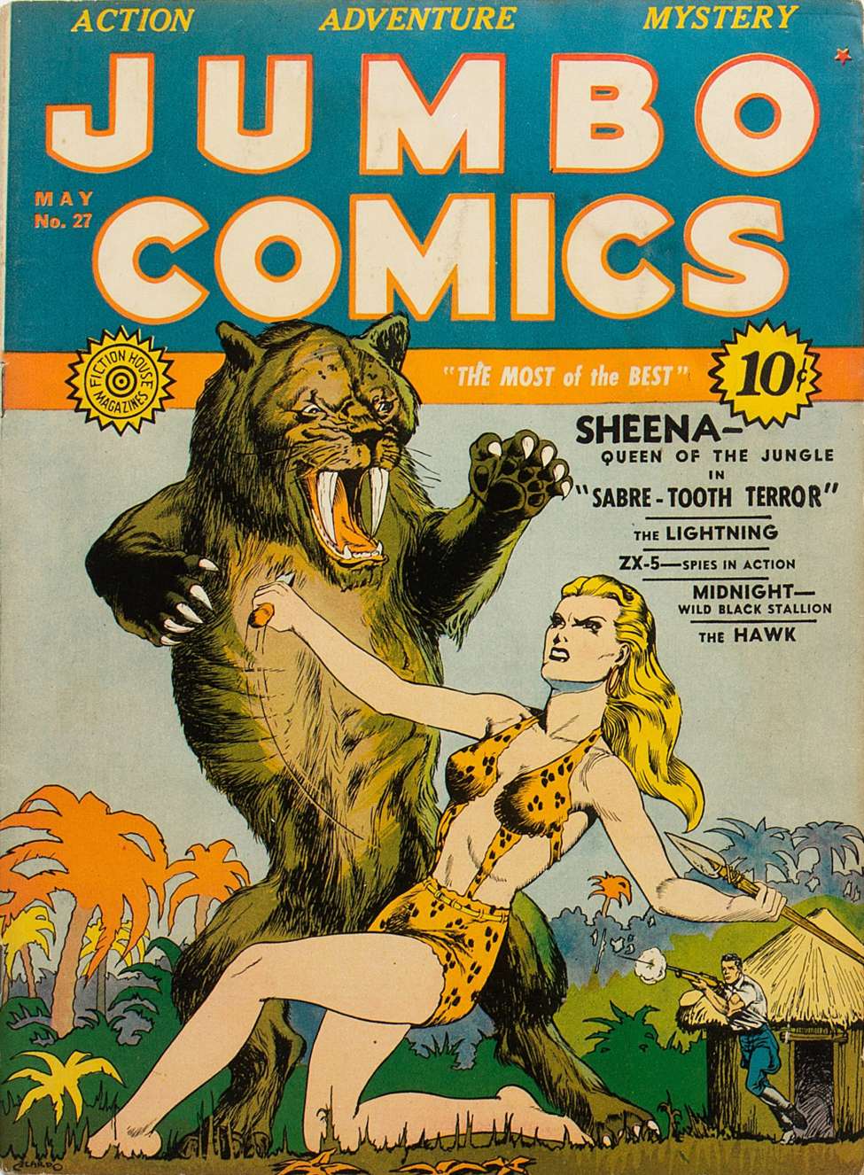 Book Cover For Jumbo Comics 27 - Version 2