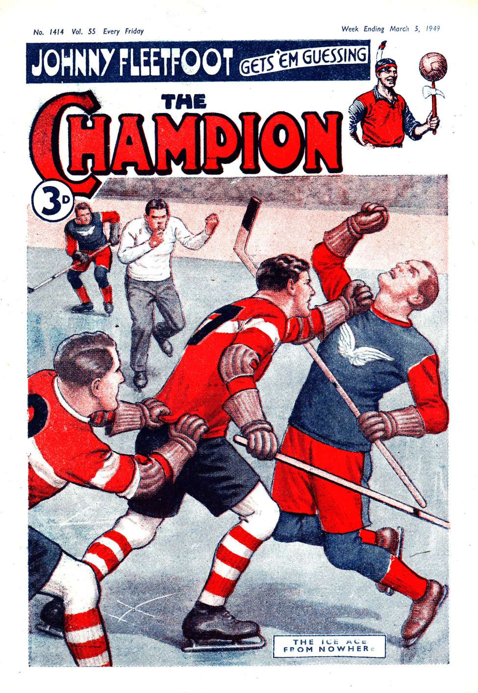 Comic Book Cover For The Champion 1414