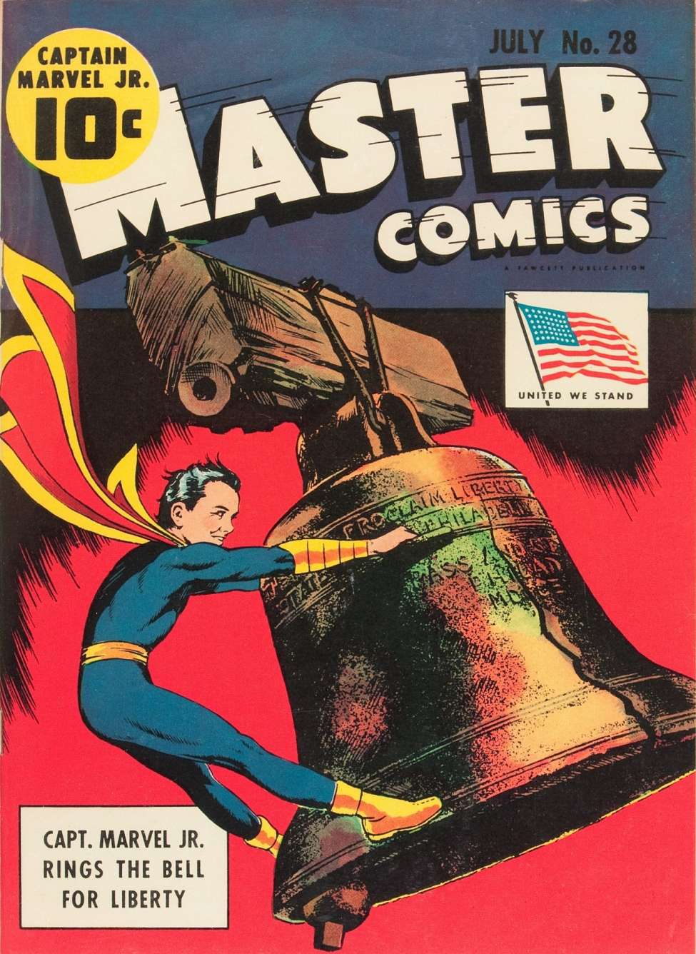 Comic Book Cover For Master Comics 28