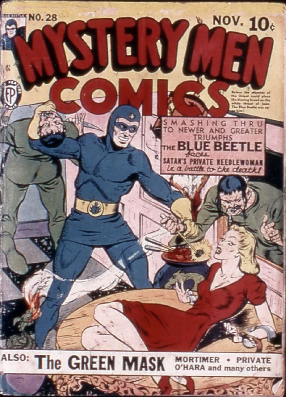 Comic Book Cover For Mystery Men Comics 28 (fiche)