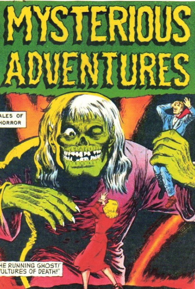 Comic Book Cover For Mysterious Adventures 12