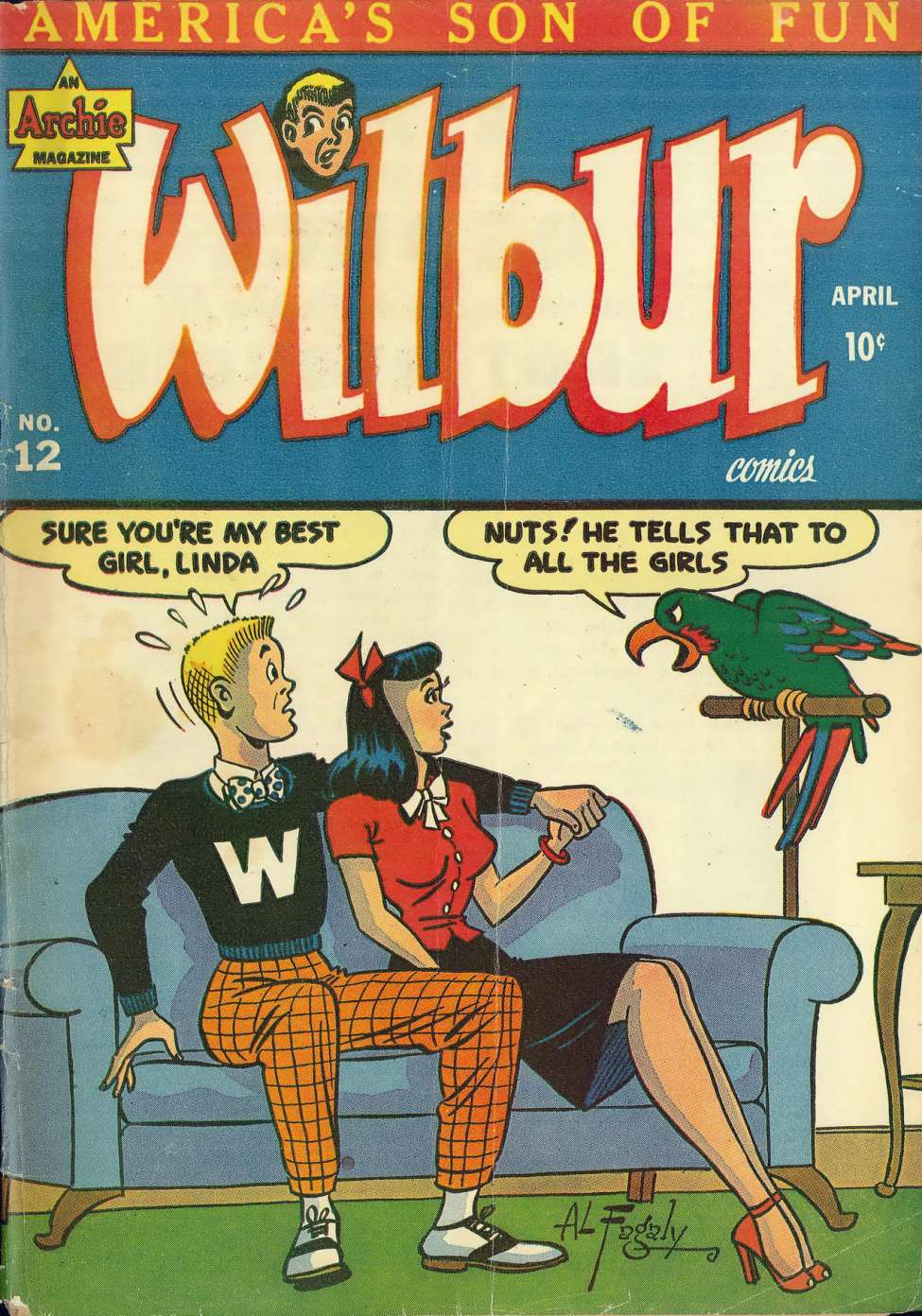 Comic Book Cover For Wilbur Comics 12