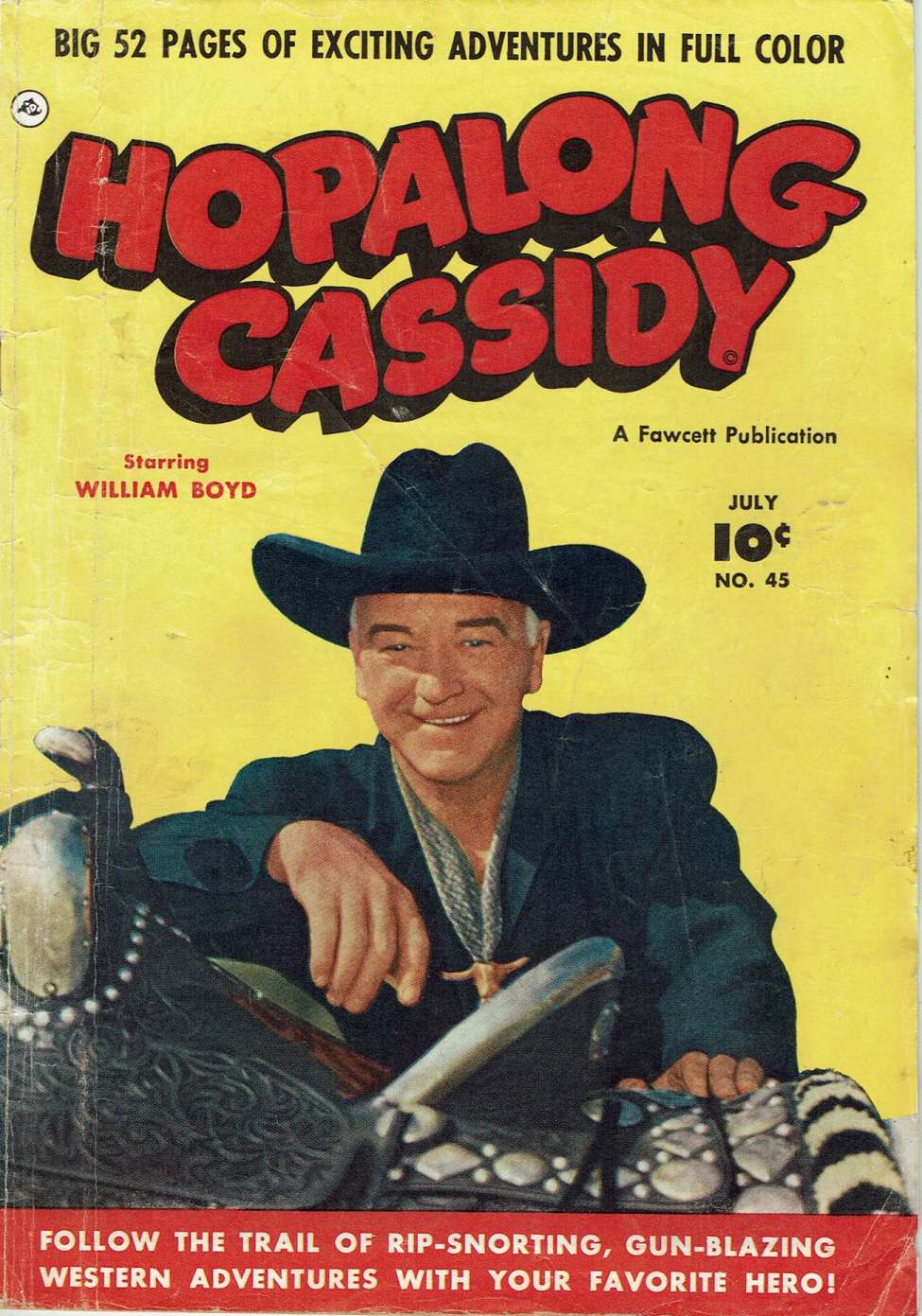 Book Cover For Hopalong Cassidy 45