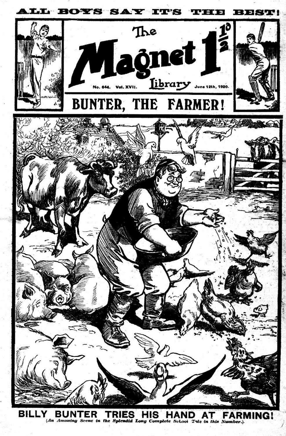 Book Cover For The Magnet 644 - Bunter the Farmer