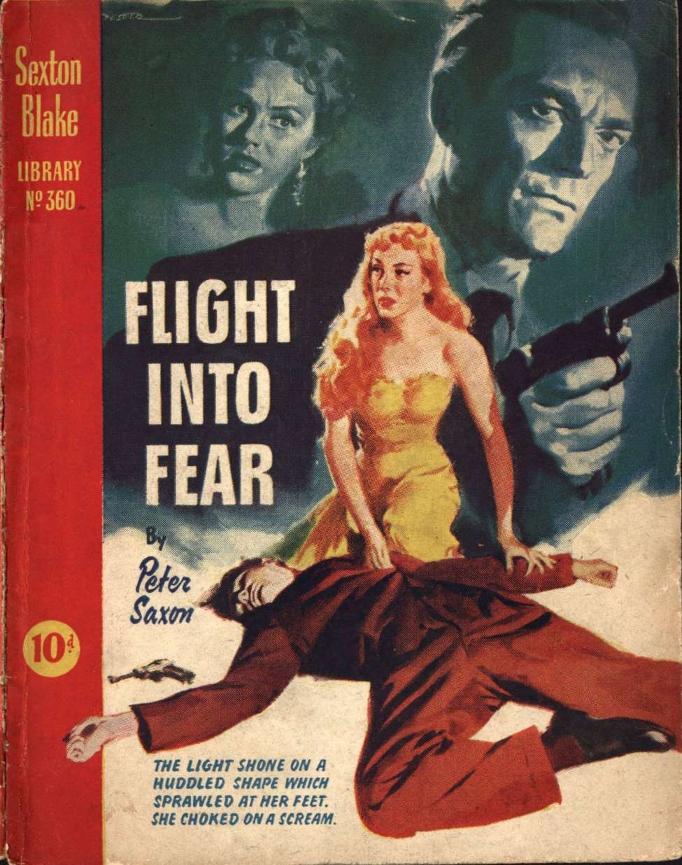Book Cover For Sexton Blake Library S4 360 - Flight into Fear