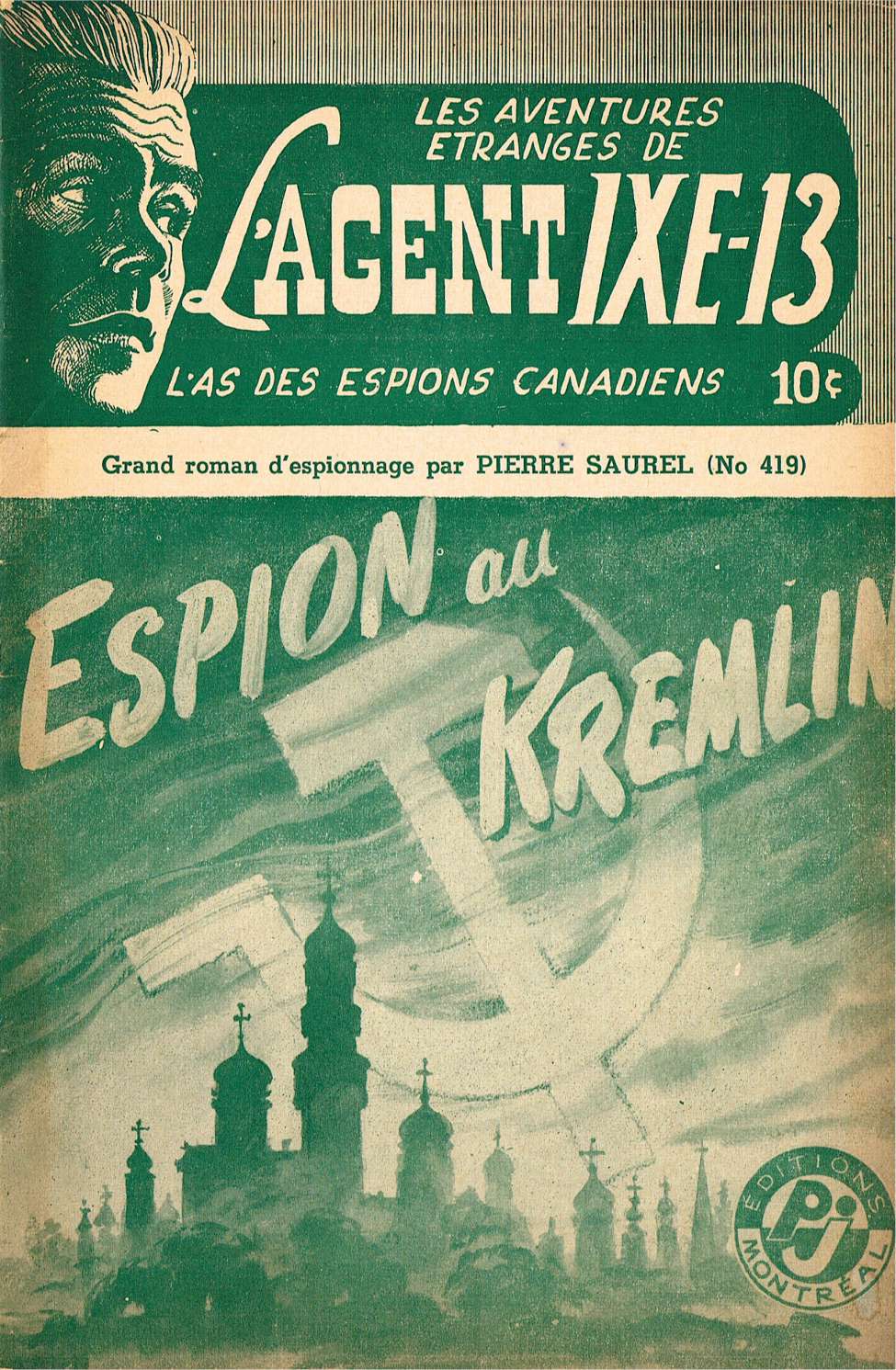 Book Cover For L'Agent IXE-13 v2 419 - Espion au Kremlin