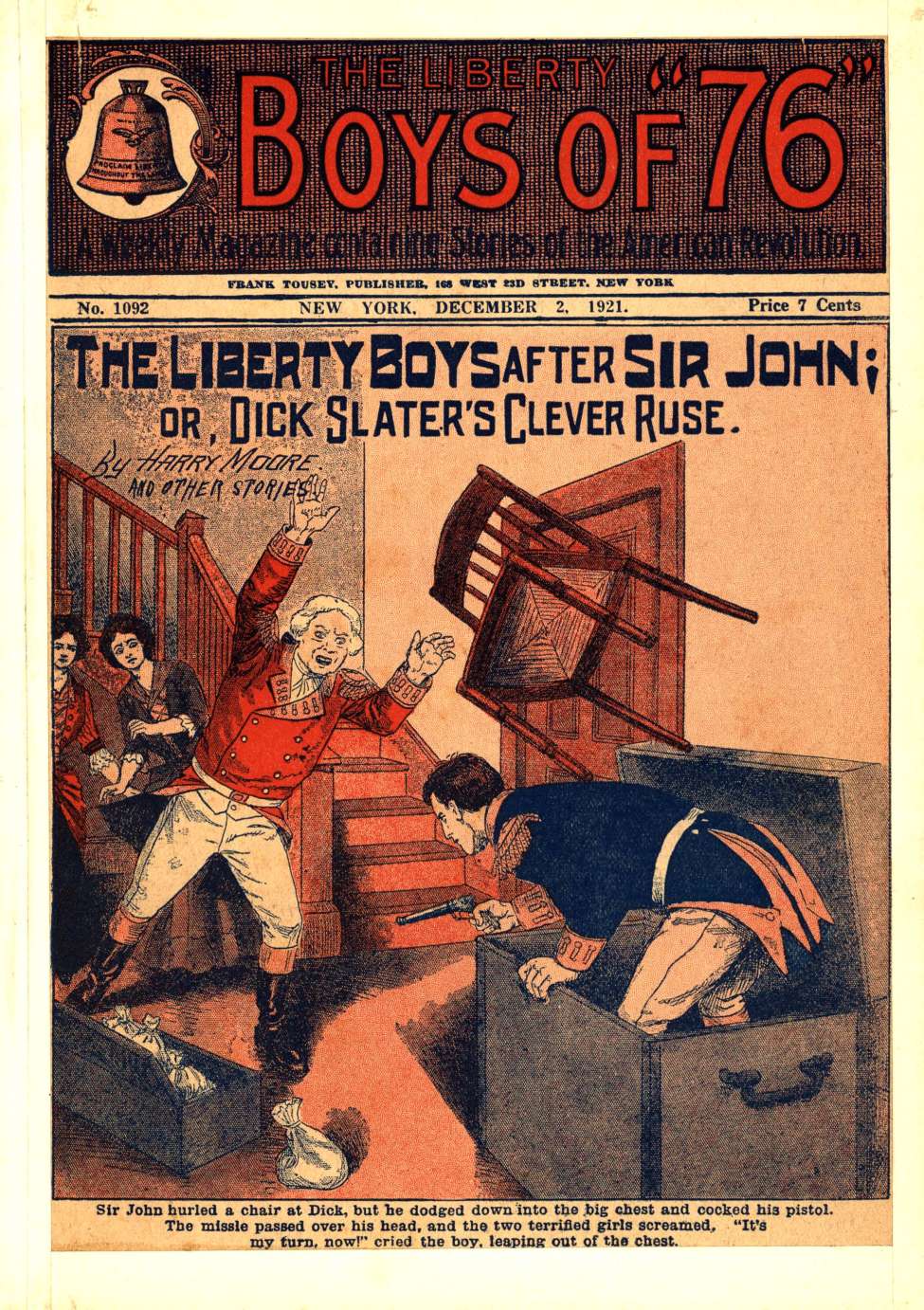 Book Cover For The Liberty Boys of 76 1092 - The Liberty Boys After Sir John