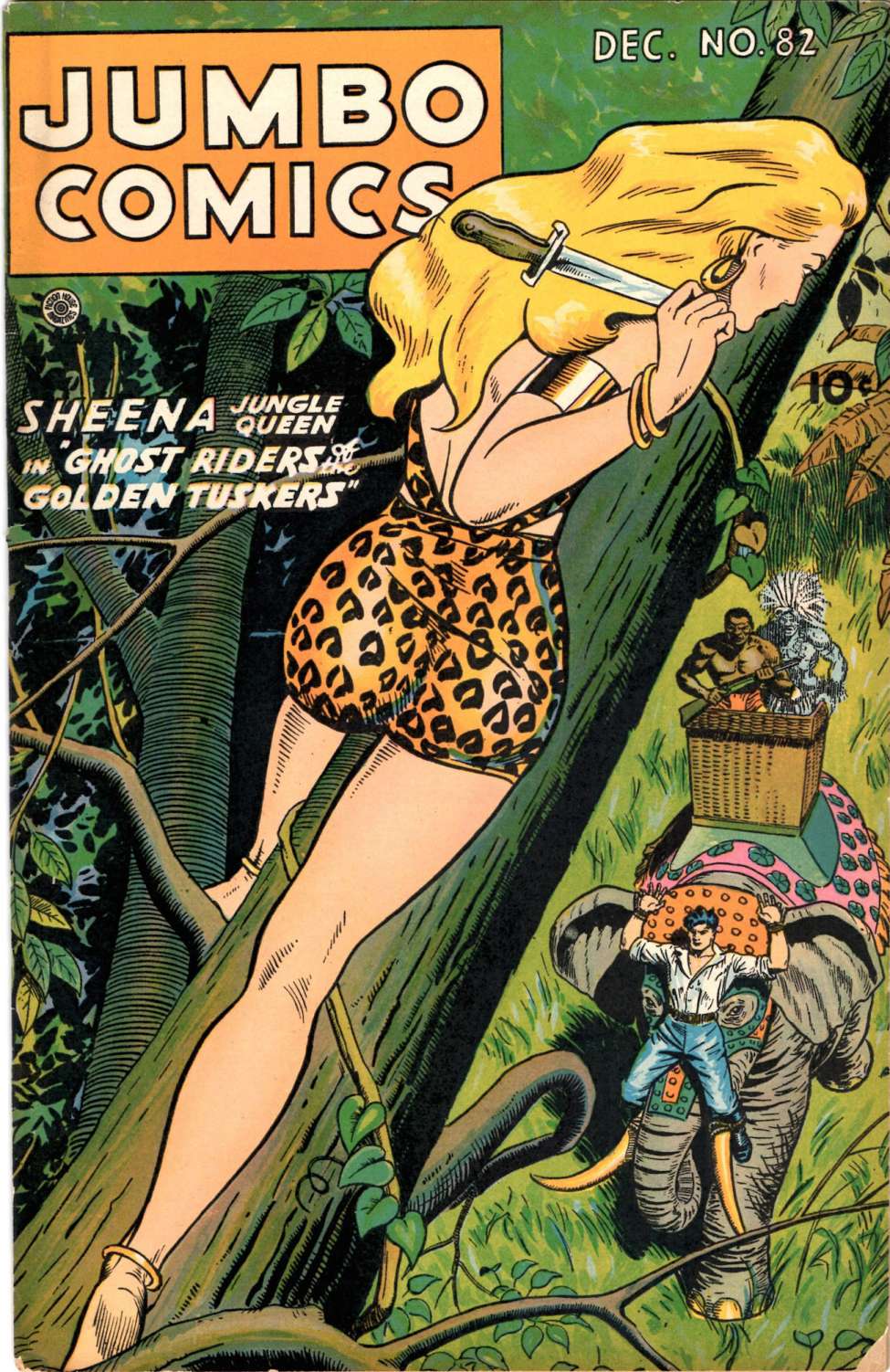Comic Book Cover For Jumbo Comics 82