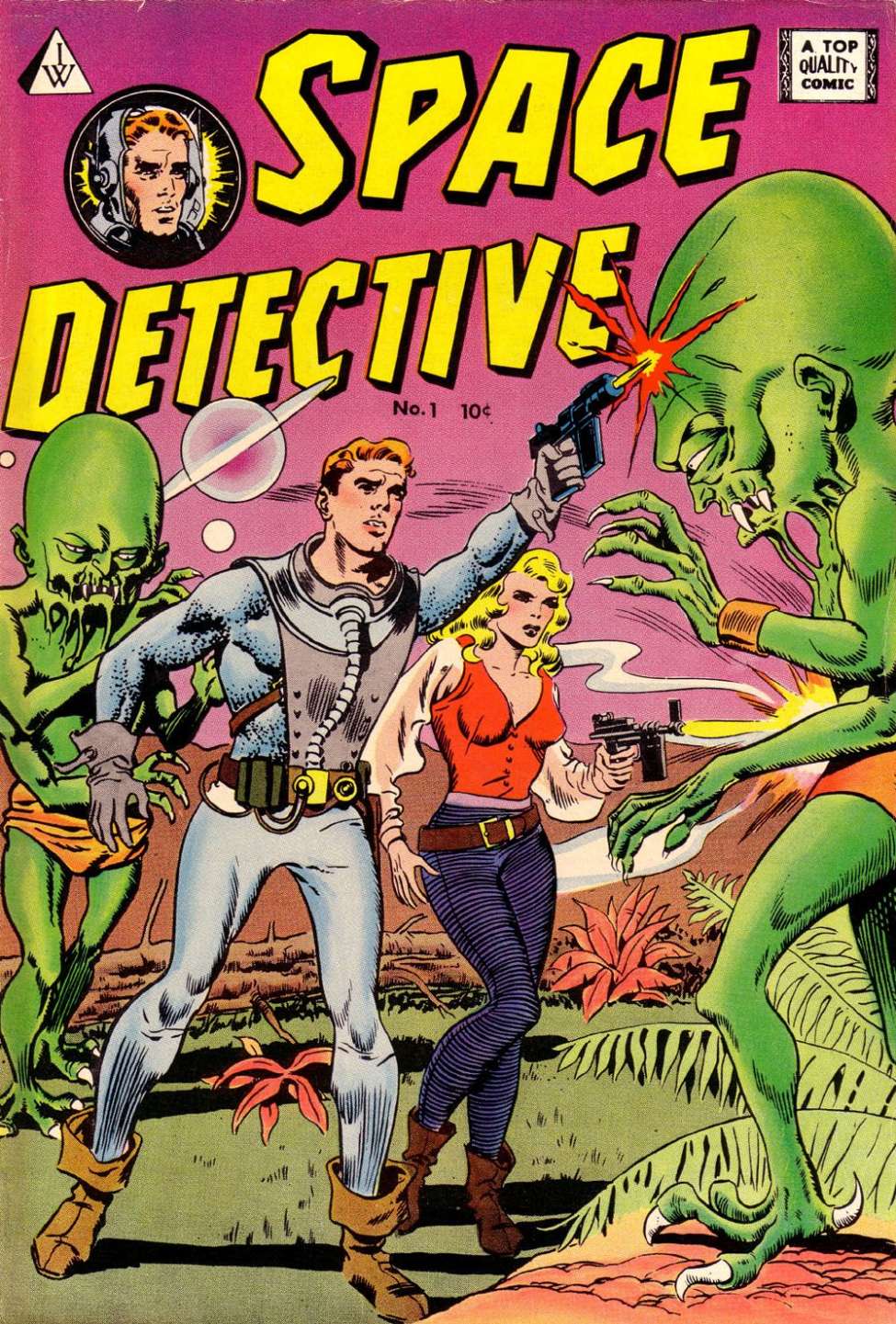 Book Cover For Space Detective 1 - Version 2