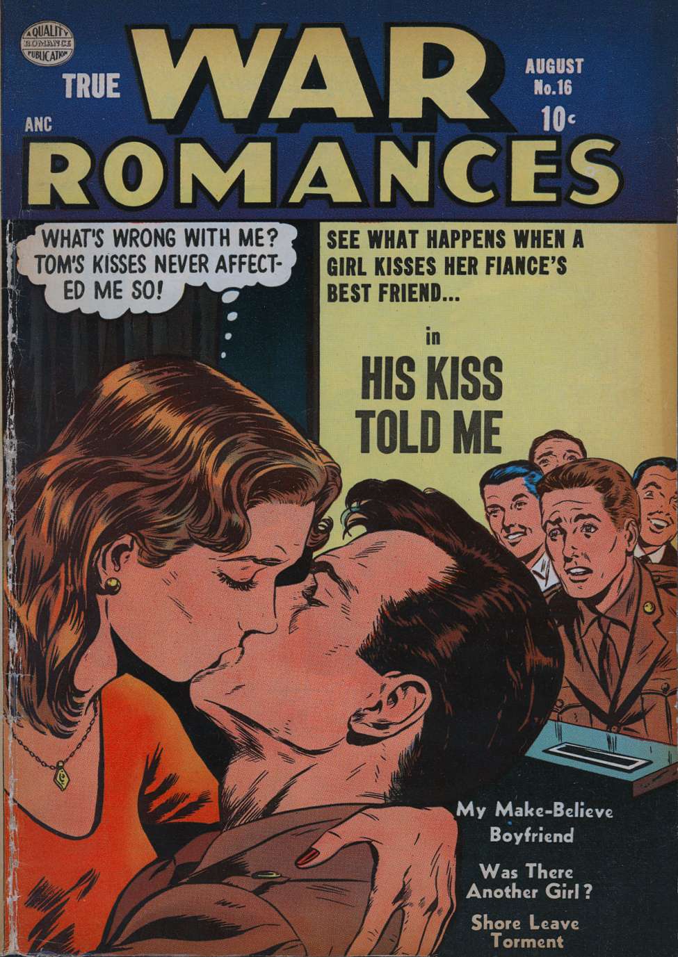 Comic Book Cover For True War Romances 16
