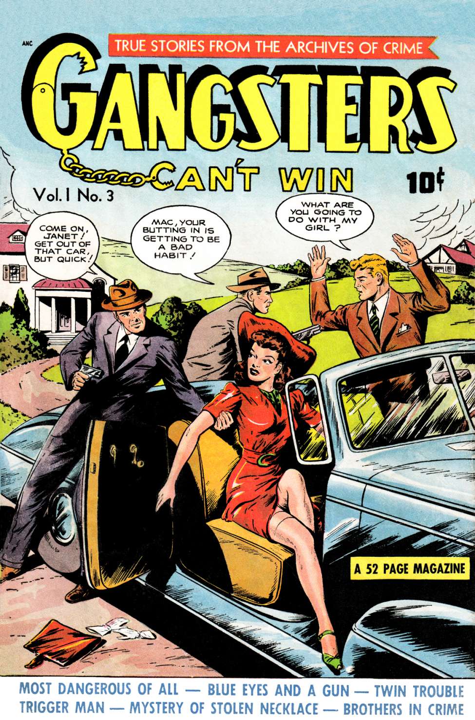 Comic Book Cover For Gangsters Can't Win 3