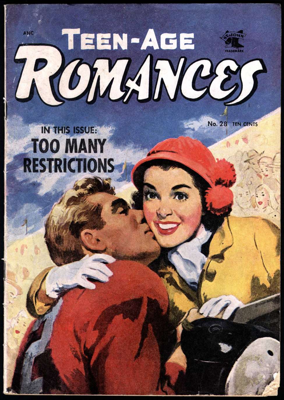 Comic Book Cover For Teen-Age Romances 28