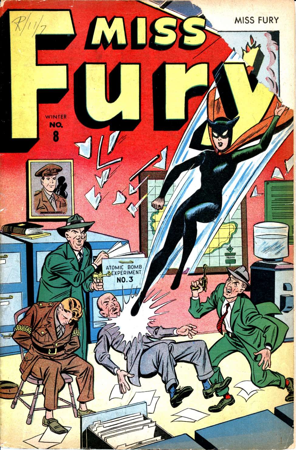 Comic Book Cover For Miss Fury 8
