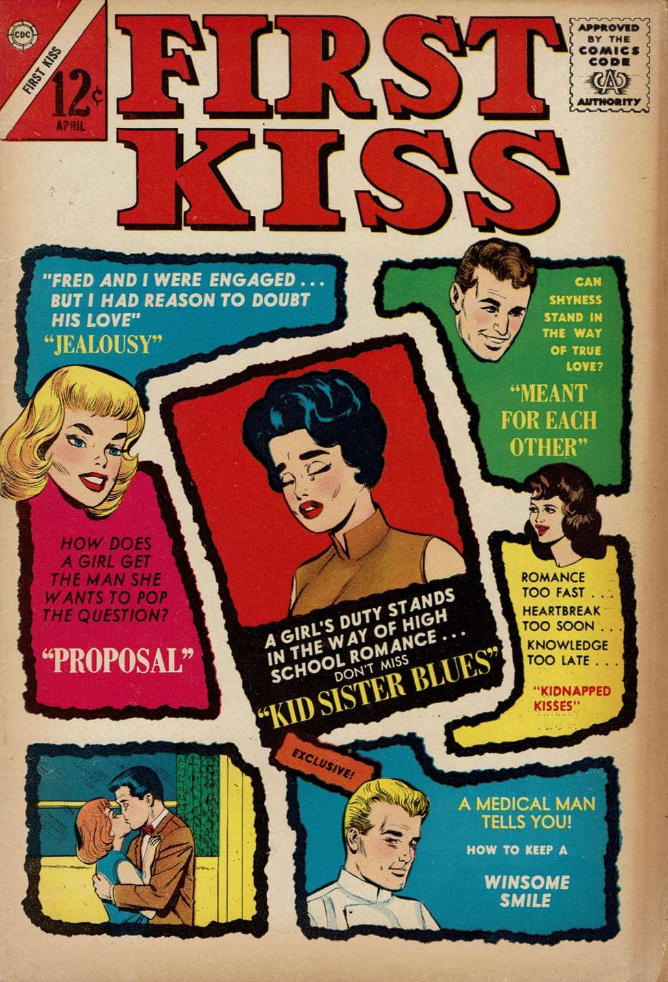 Comic Book Cover For First Kiss 31