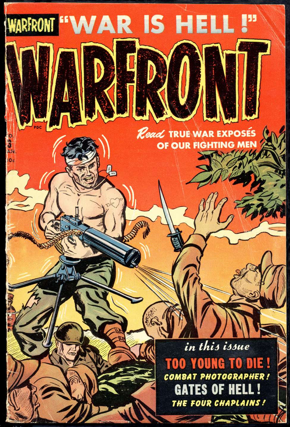 Comic Book Cover For Warfront 3