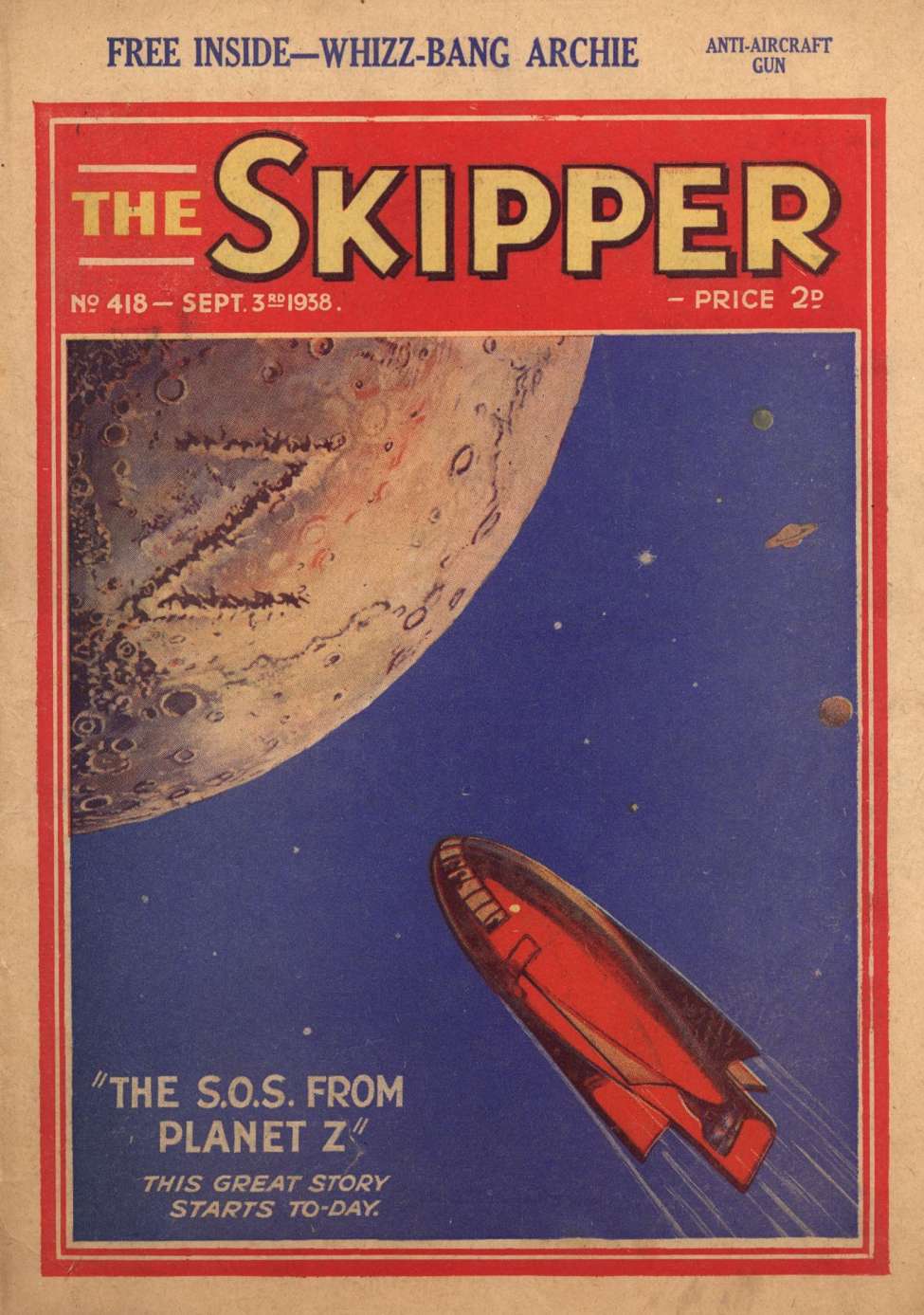 Book Cover For The Skipper 418