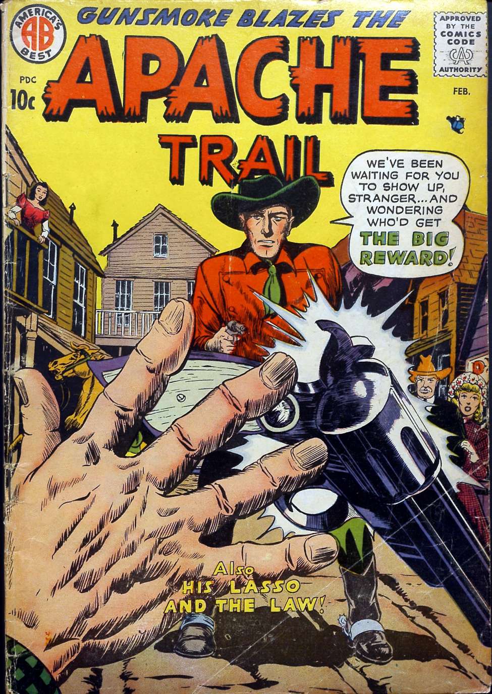 Comic Book Cover For Apache Trail 3