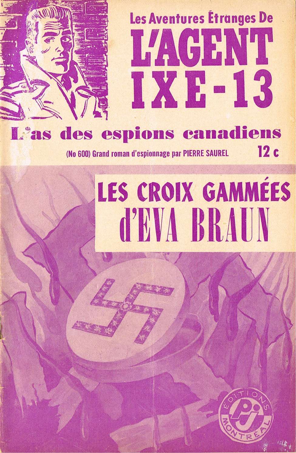 Book Cover For L'Agent IXE-13 v2 600 - La croix gammées d'Éva Braun