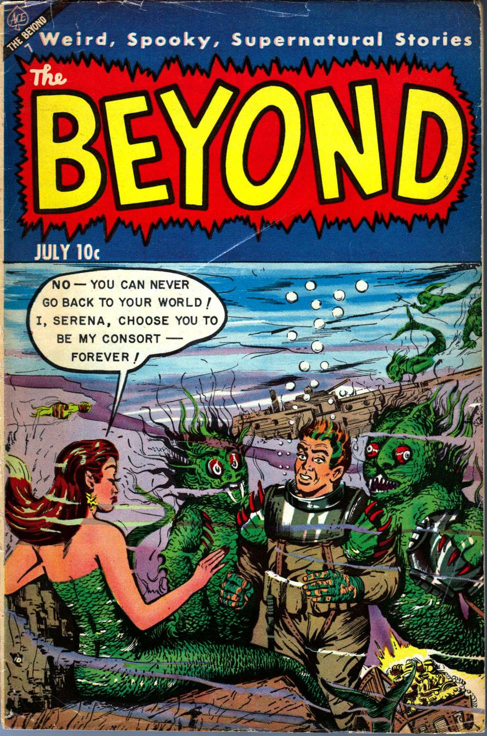 Comic Book Cover For The Beyond 21 - Version 2