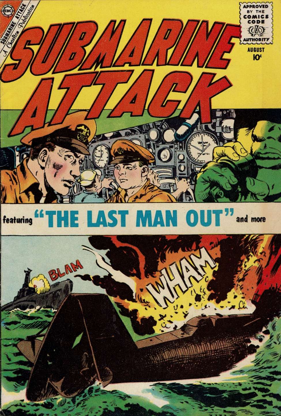 Comic Book Cover For Submarine Attack 23