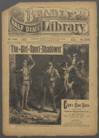 Large Thumbnail For Beadle's Half Dime Library 969 - The Girl Sport-Shadower
