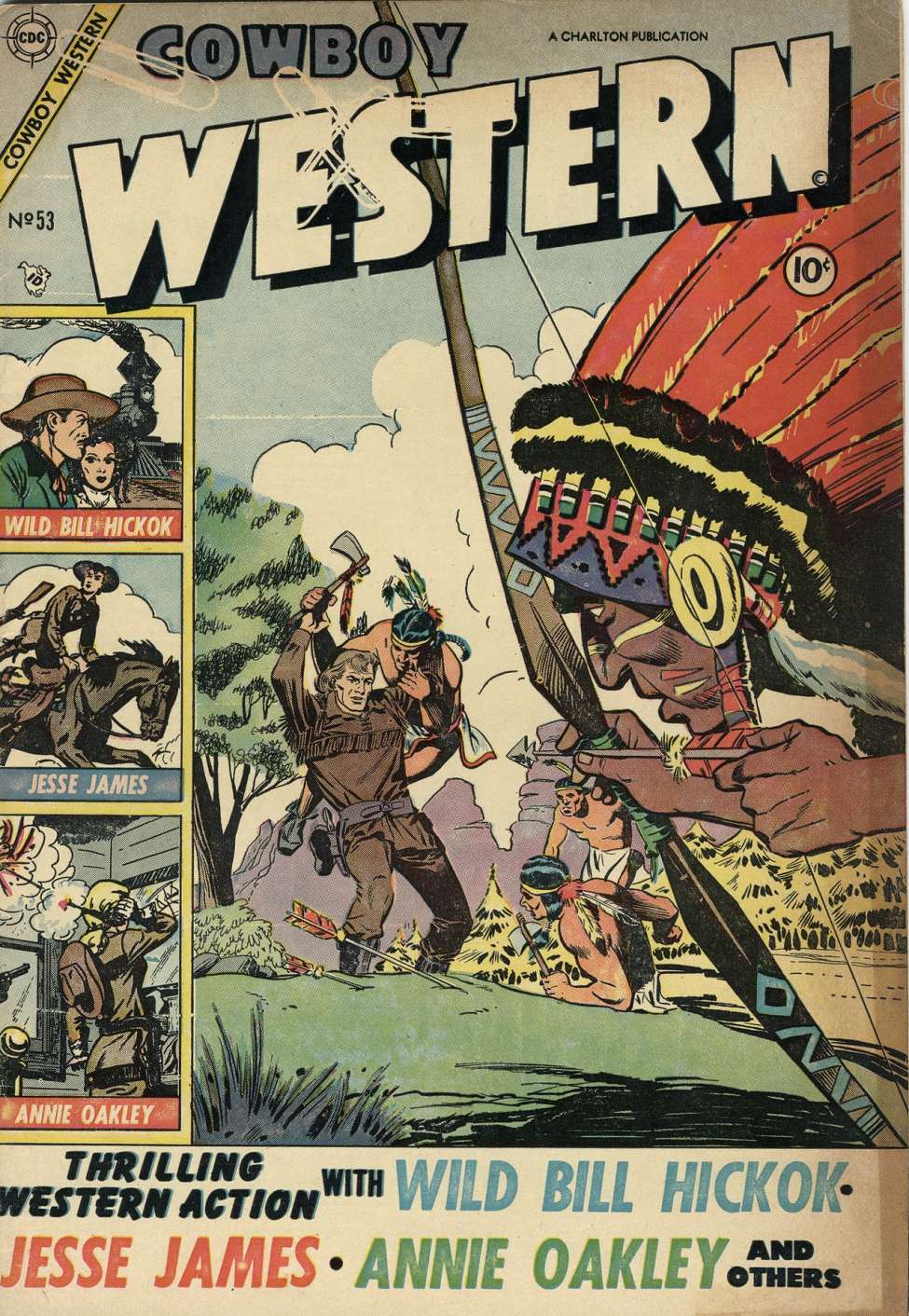 Comic Book Cover For Cowboy Western 53